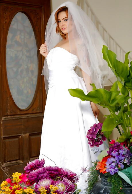 Tempting american brunette Dahlia Sky in hot fetish gallery 